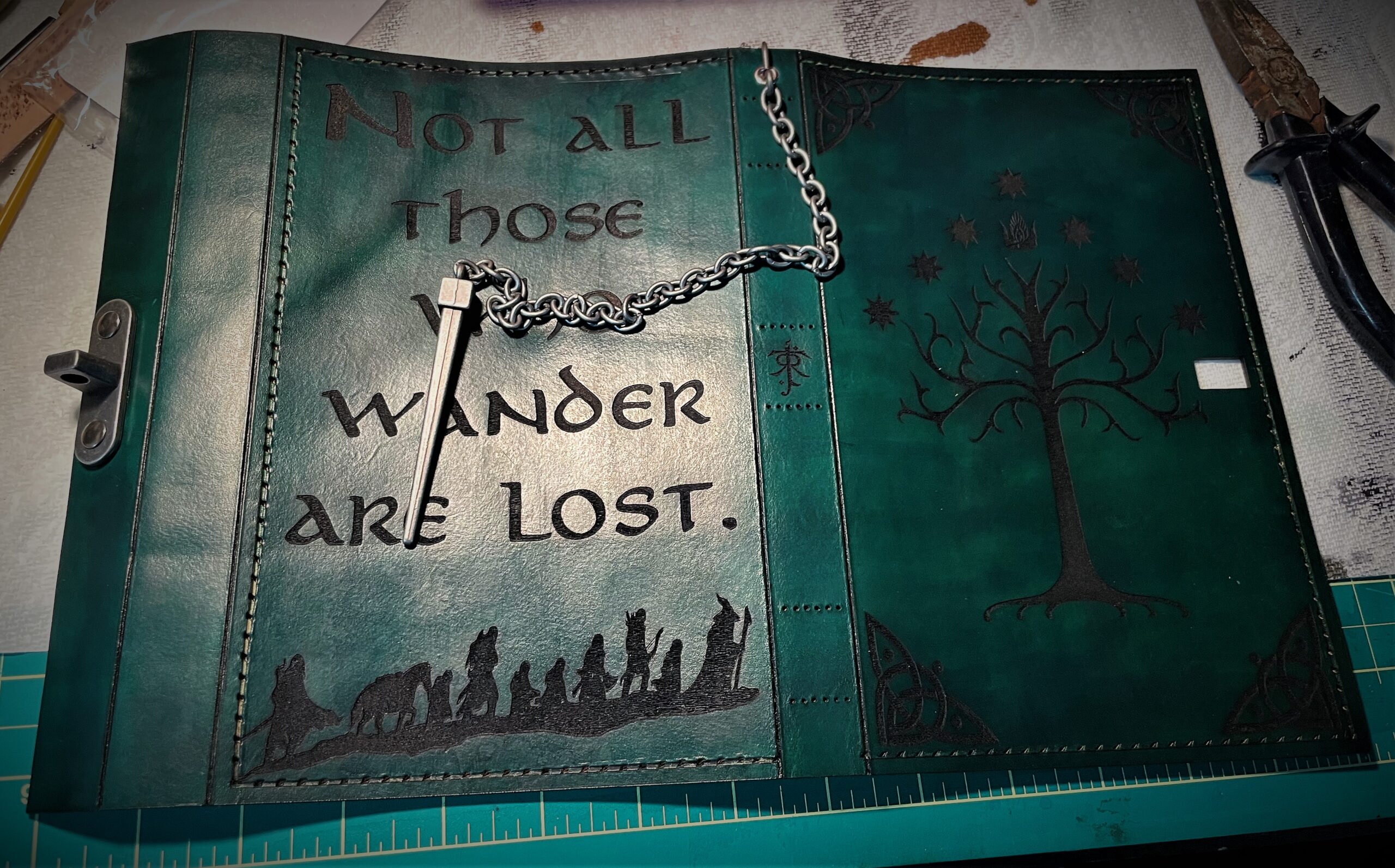 Lord of The Rings Leather Journal – CraftyManiac